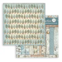 Stamperia White Christmas 12x12 Paper Pack Cristina Radovan (SBBL191)